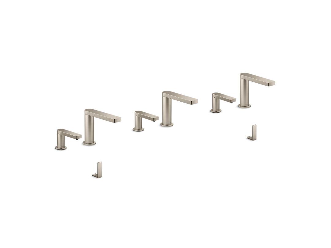 Kohler Touchless lavatory faucets and soap dispensers for ConstellationE lavatory system, 0.5 gpm - Vibrant Brushed Nickel by Kohler