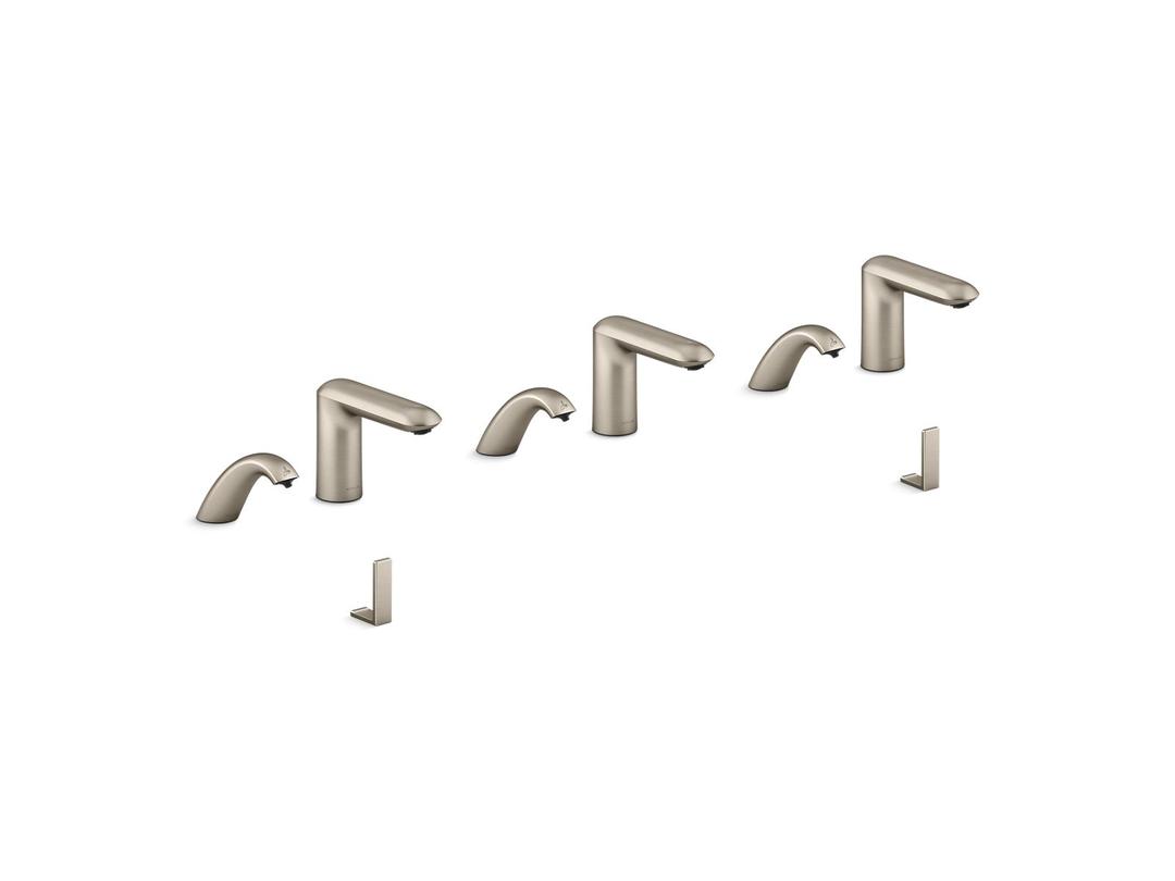 Kohler Touchless lavatory faucets and soap dispensers for ConstellationE lavatory system, 0.5 gpm - Vibrant Brushed Nickel by Kohler