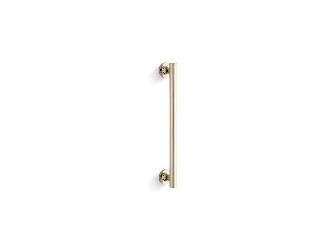 Kohler Purist 14'' pivot shower door handle - Vibrant French Gold by Kohler