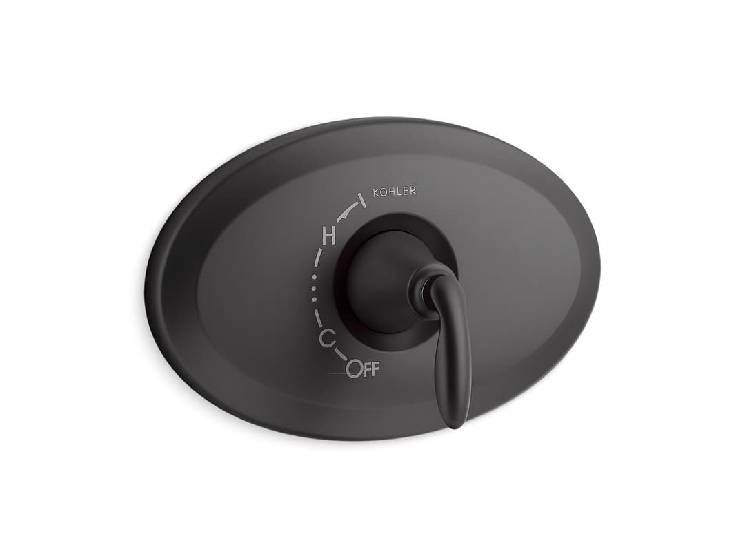 Kohler Remodel Rite-Temp valve trim - Matte Black by Kohler