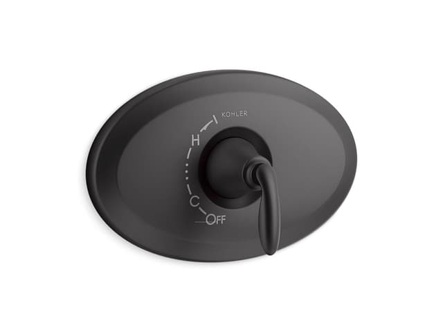 Kohler Remodel Rite-Temp valve trim - Matte Black
