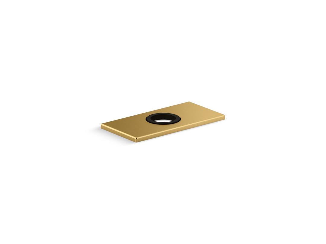 4'' escutcheon plate for InsightE and Kinesis faucet by Kohler