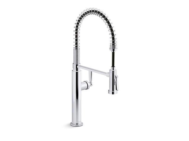 EdalynE by Studio McGee Semi-professional kitchen sink faucet with two-function sprayhead