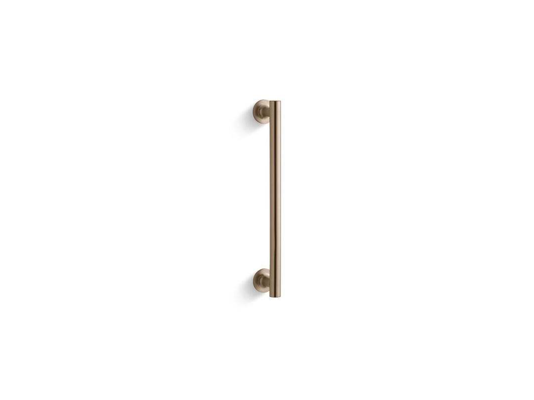 Kohler Purist 14'' pivot shower door handle - Vibrant Brushed Bronze by Kohler