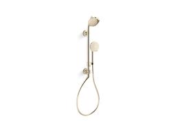 Kohler OccasionE HydroRail-S shower column kit, 1.75 gpm - Vibrant French Gold - image 1