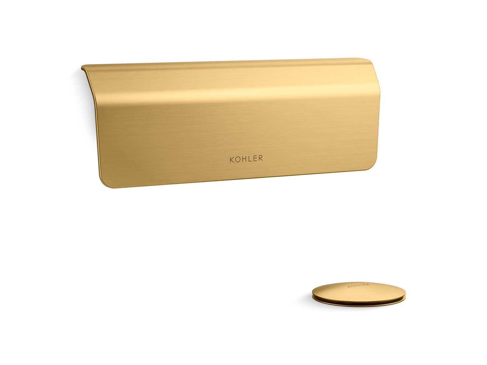 Kohler | Volute | Bathtub Drain - Vibrant Brushed Moderne Brass by Kohler