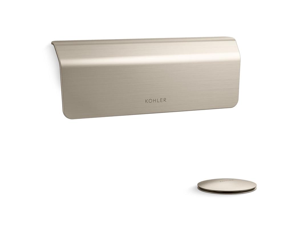 Kohler | Volute | Bathtub Drain - Vibrant Brushed Nickel by Kohler