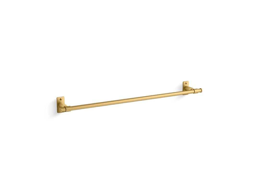 Kohler CastiaE by Studio McGee 24'' towel bar - Vibrant Brushed Moderne Brass by Kohler