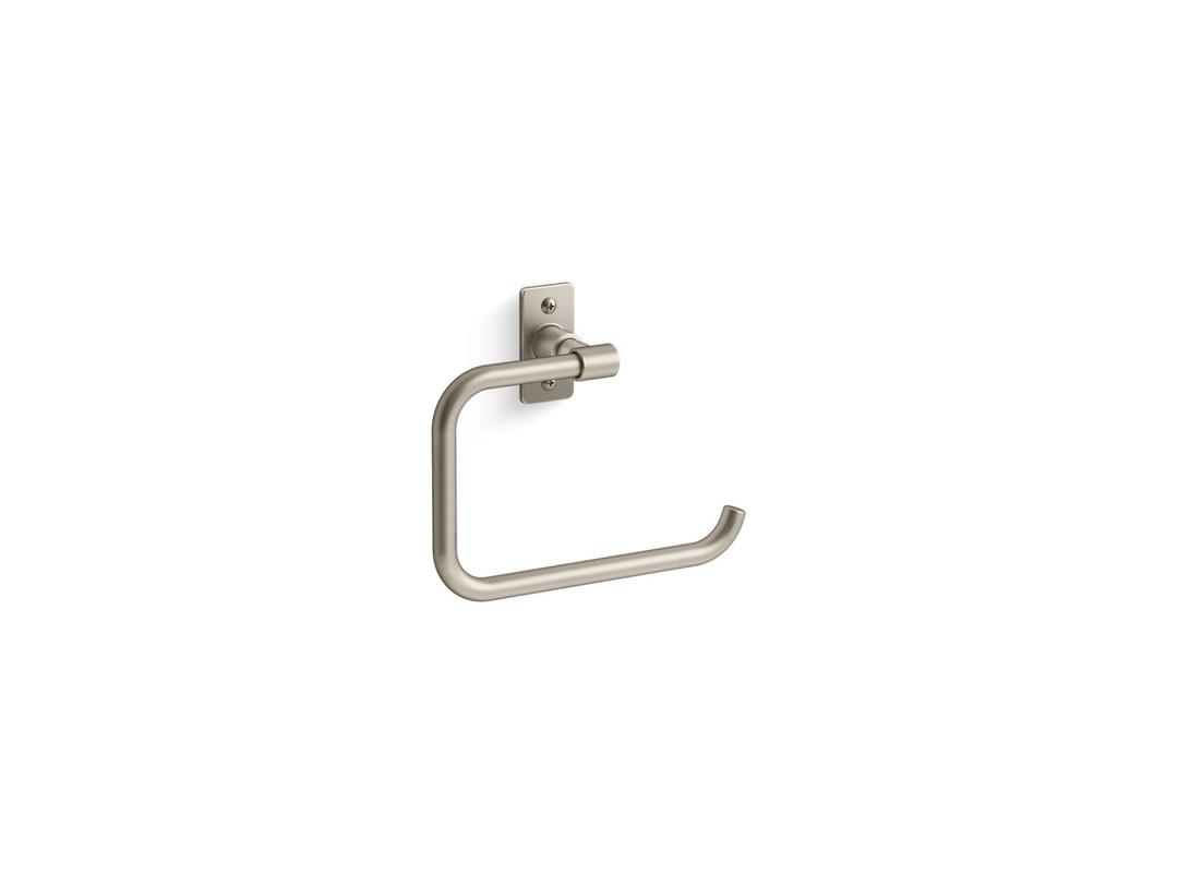 Kohler CastiaE by Studio McGee Towel ring - Vibrant Brushed Nickel by Kohler