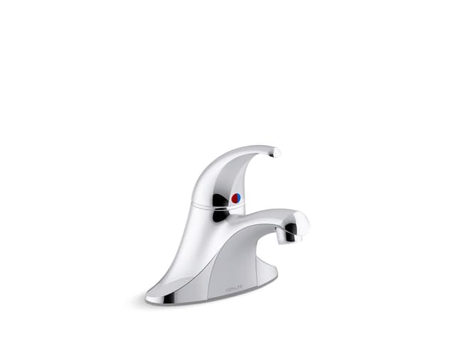 Kohler Coralais Single-handle centerset lavatory faucet, 0.35 gpm - Polished Chrome