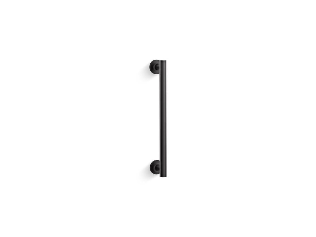 Kohler Purist 14'' pivot shower door handle - Matte Black by Kohler