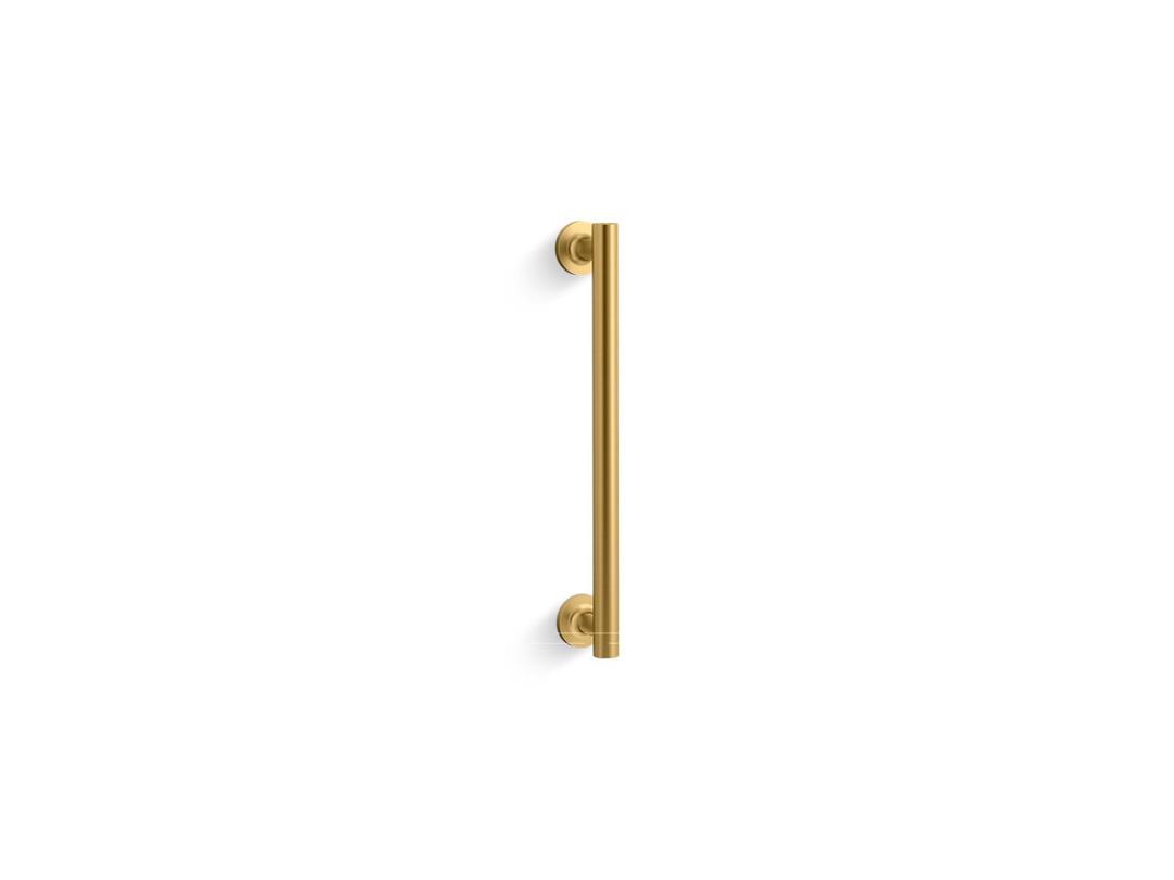 Kohler Purist 14'' pivot shower door handle - Vibrant Brushed Moderne Brass by Kohler