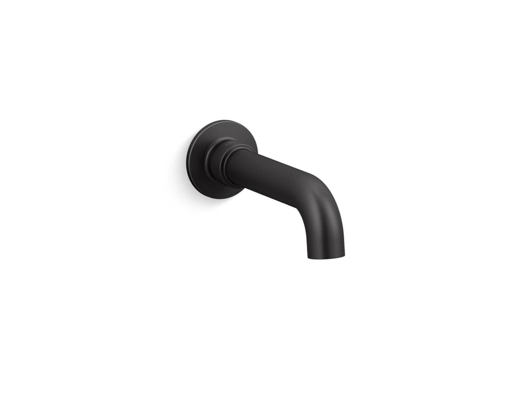 Kohler CastiaE by Studio McGee Wall-mount bath spout - Matte Black by Kohler