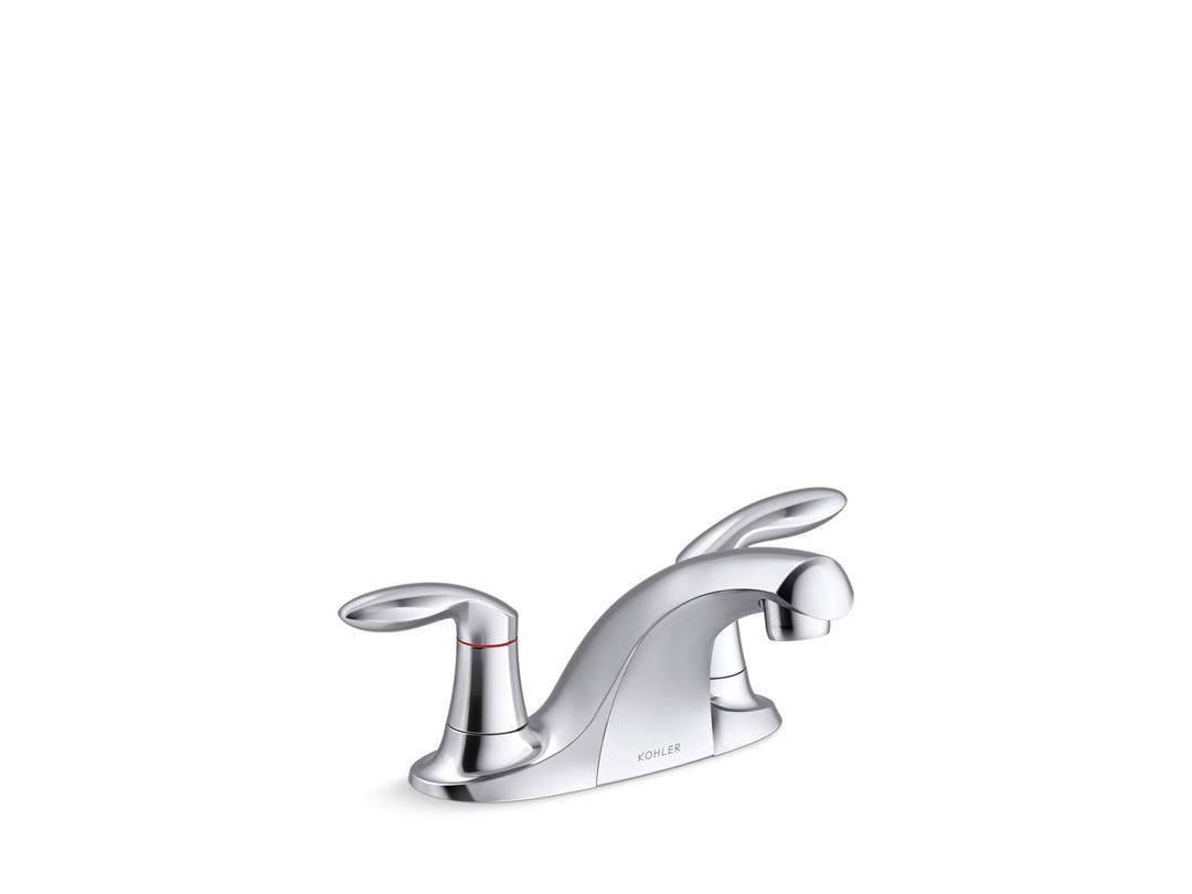 Kohler Coralais Two-handle centerset lavatory faucet, less drain, 0.35 gpm - Polished Chrome by Kohler