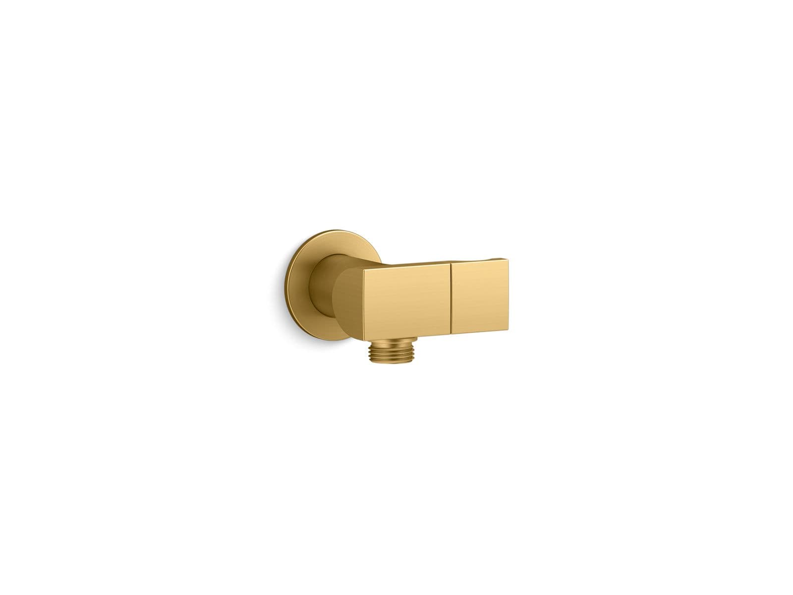 Kohler Exhale Wall-mount handshower holder with supply elbow and check valve - Vibrant Brushed Moderne Brass by Kohler