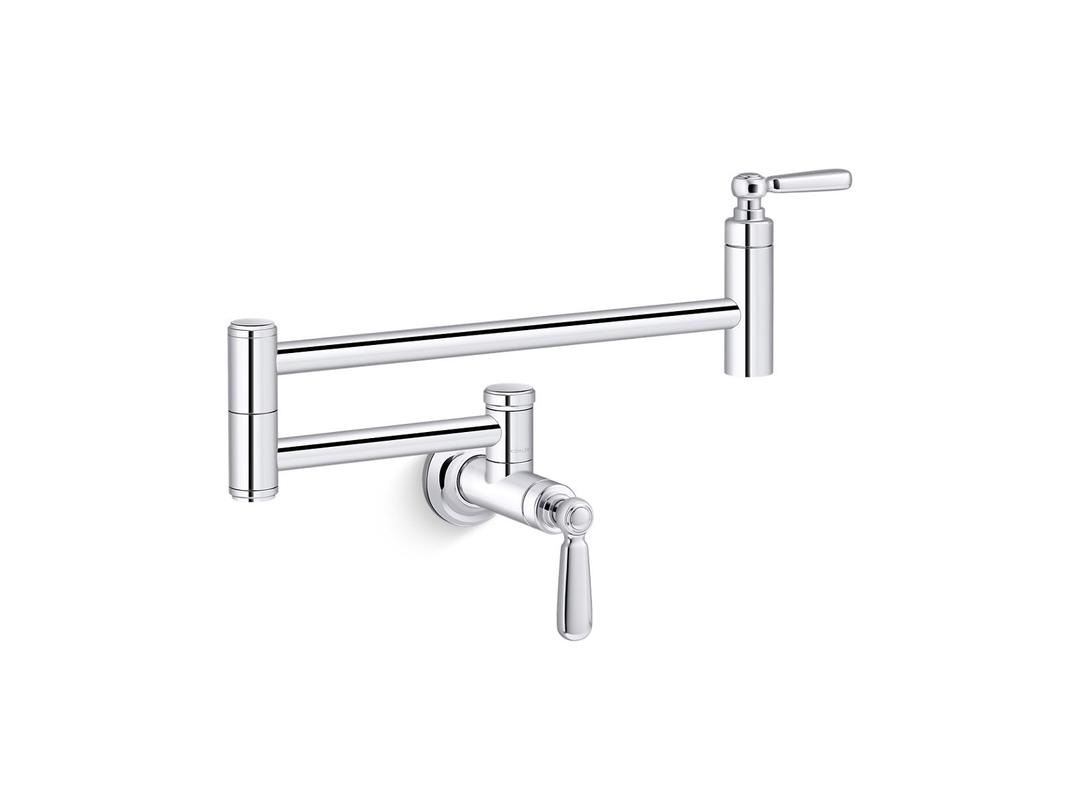 Kohler EdalynE by Studio McGee Wall-mount pot filler - Polished Chrome by Kohler