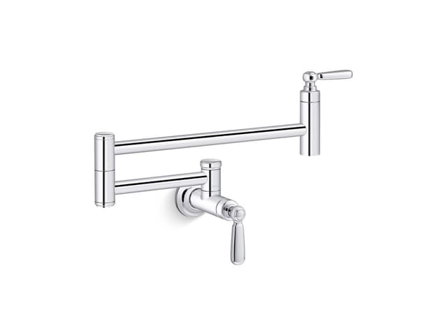 Kohler EdalynE by Studio McGee Wall-mount pot filler - Polished Chrome