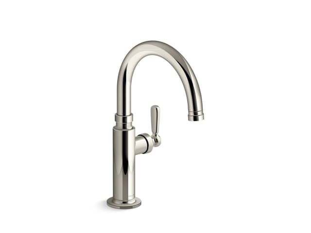 Kohler EdalynE by Studio McGee Single-handle bar sink faucet - Vibrant Polished Nickel