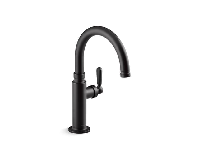Kohler EdalynE by Studio McGee Single-handle bar sink faucet - Matte Black