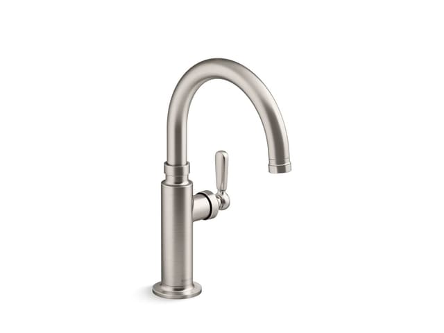 Kohler EdalynE by Studio McGee Single-handle bar sink faucet - Vibrant Stainless
