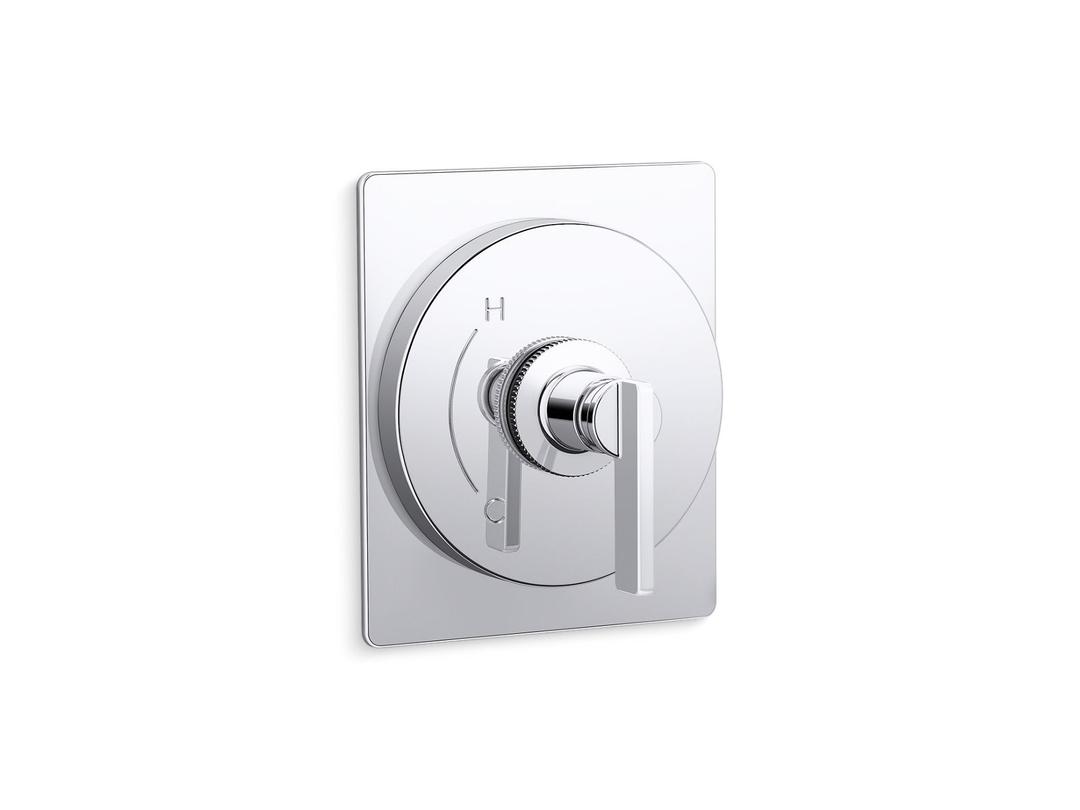 Kohler CastiaE by Studio McGee Rite-Temp valve trim - Polished Chrome by Kohler