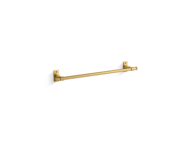 Kohler CastiaE by Studio McGee 18'' towel bar - Vibrant Brushed Moderne Brass
