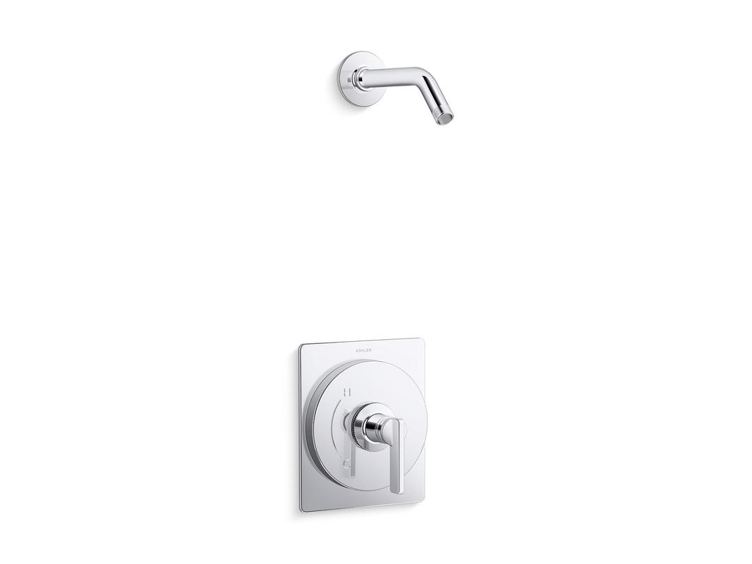 Kohler CastiaE by Studio McGee Rite-Temp shower trim kit, without showerhead - Polished Chrome by Kohler