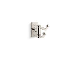 Kohler CastiaE by Studio McGee Double robe hook - Vibrant Polished Nickel - image 1