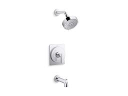 Kohler CastiaE by Studio McGee Rite-Temp bath and shower trim kit, 2.5 gpm - Polished Chrome - image 1