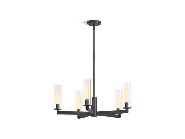 Kohler Crue 26'' chandelier - Matte Black