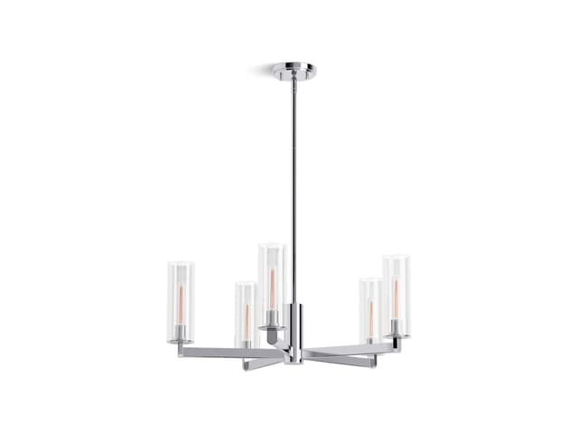 Kohler Crue 26'' chandelier - Polished Chrome