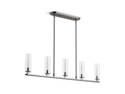 Kohler Crue 45'' linear chandelier - Titanium - image 1