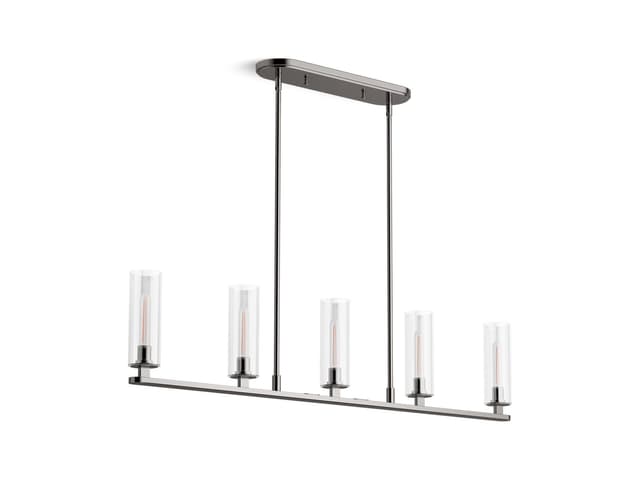 Kohler Crue 45'' linear chandelier - Titanium