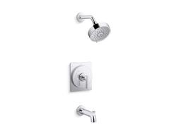 Kohler CastiaE by Studio McGee Rite-Temp bath and shower trim kit, 1.75 gpm - Polished Chrome - image 1