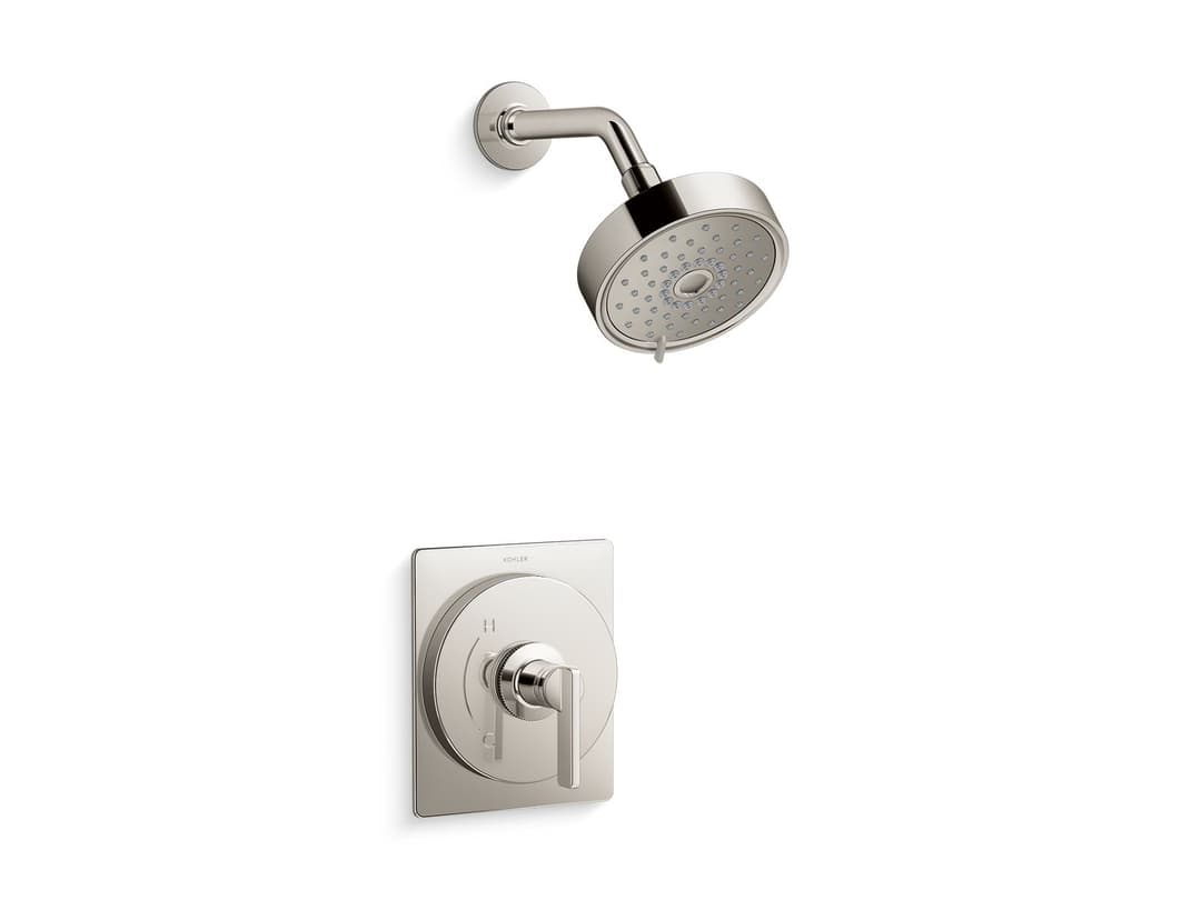 Kohler CastiaE by Studio McGee Rite-Temp shower trim kit, 1.75 gpm - Vibrant Polished Nickel by Kohler