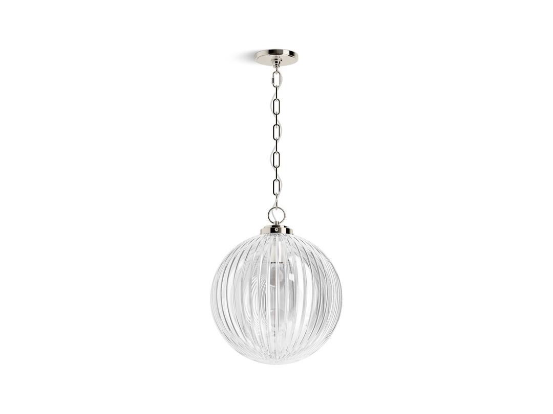Kohler EmbraE by Studio McGee 14'' pendant - Polished Nickel by Kohler