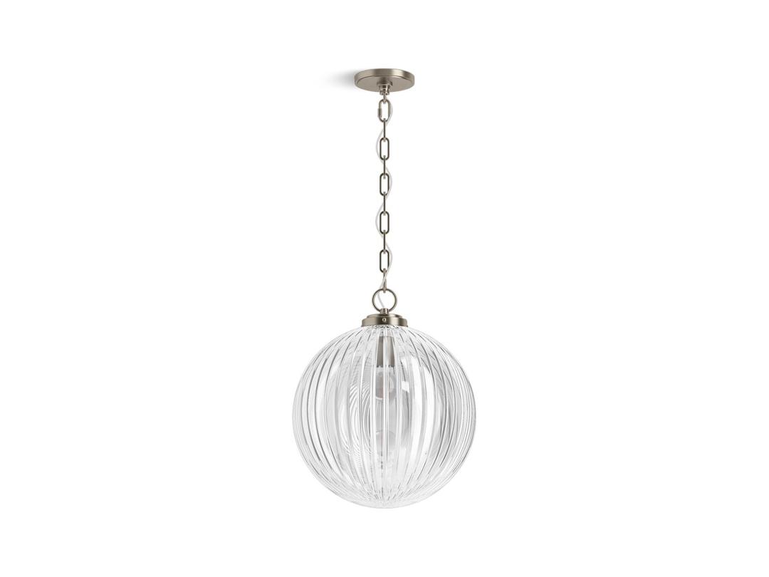 Kohler EmbraE by Studio McGee 14'' pendant - Brushed Nickel by Kohler