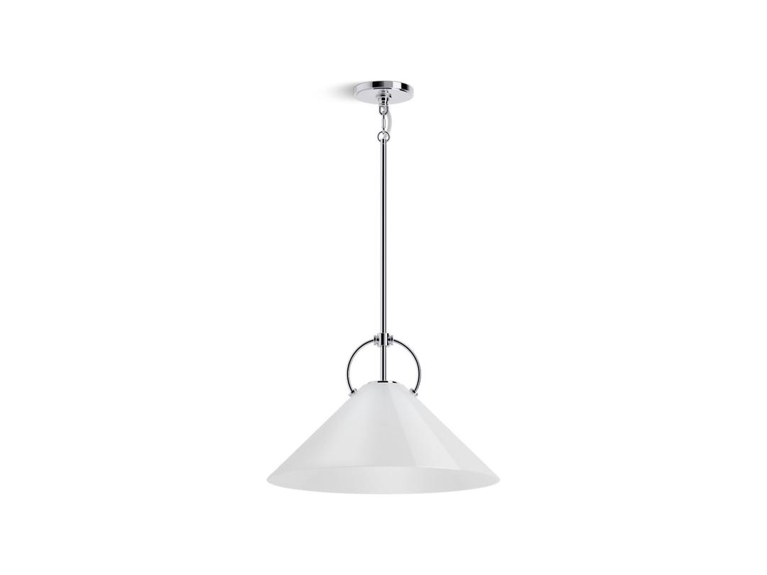 Kohler KernenE by Studio McGee 18'' pendant - Polished Chrome by Kohler