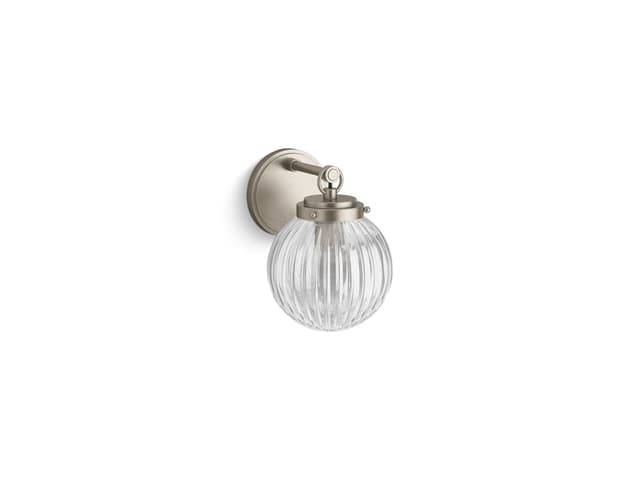 Kohler EmbraE by Studio McGee One-light sconce - Brushed Nickel
