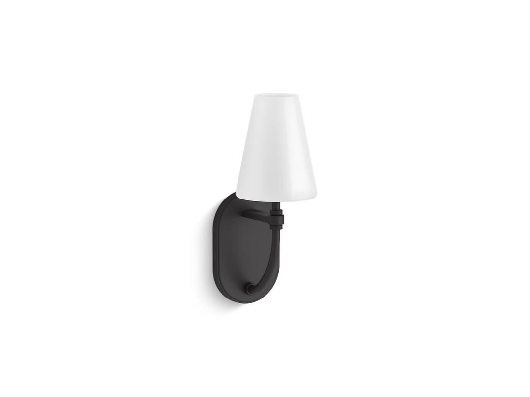 Kohler KernenE by Studio McGee One-light sconce - Matte Black by Kohler