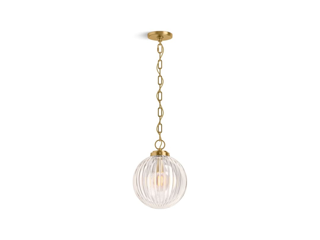 Kohler EmbraE by Studio McGee 10'' pendant - Brushed Moderne Brass by Kohler