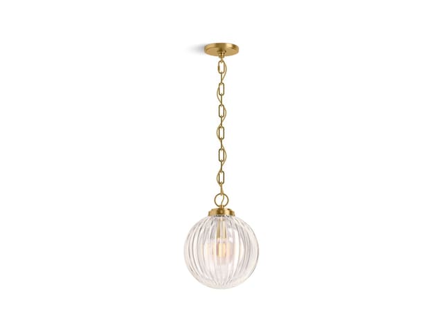 Kohler EmbraE by Studio McGee 10'' pendant - Brushed Moderne Brass