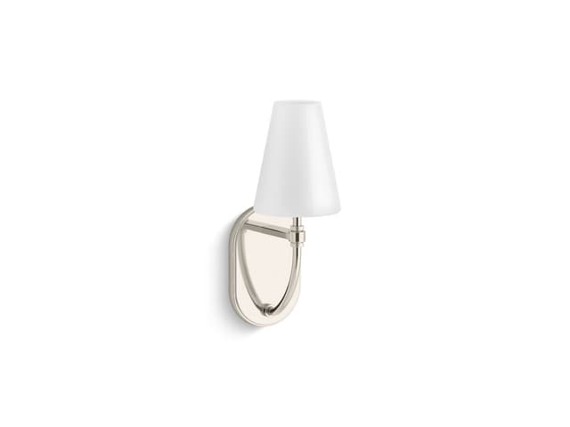 Kohler KernenE by Studio McGee One-light sconce - Polished Nickel