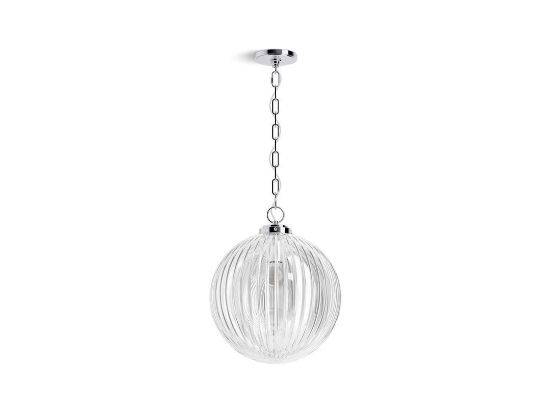 Kohler EmbraE by Studio McGee 14'' pendant - Polished Chrome by Kohler