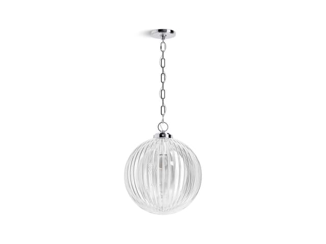 Kohler EmbraE by Studio McGee 14'' pendant - Polished Chrome