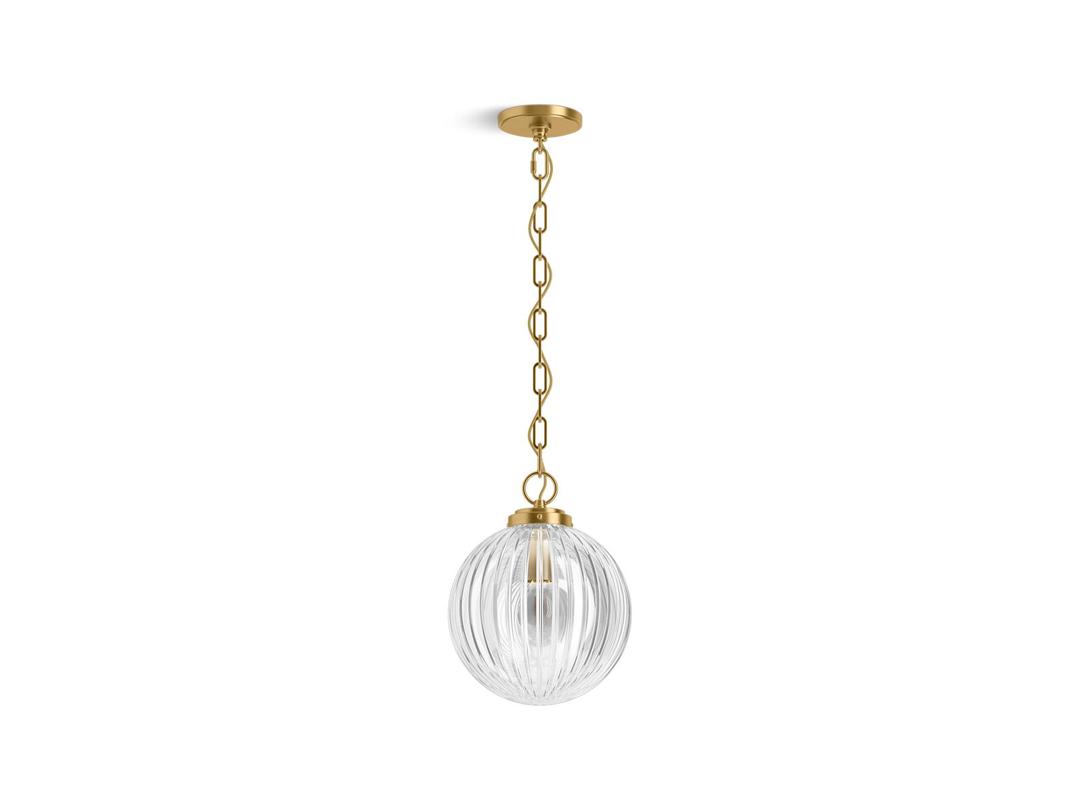 Kohler EmbraE by Studio McGee 10'' pendant - Brushed Moderne Brass by Kohler