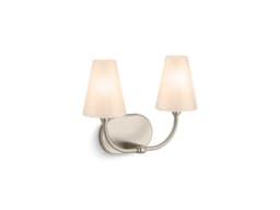 Kohler KernenE by Studio McGee Two-light sconce - Brushed Nickel - image 2