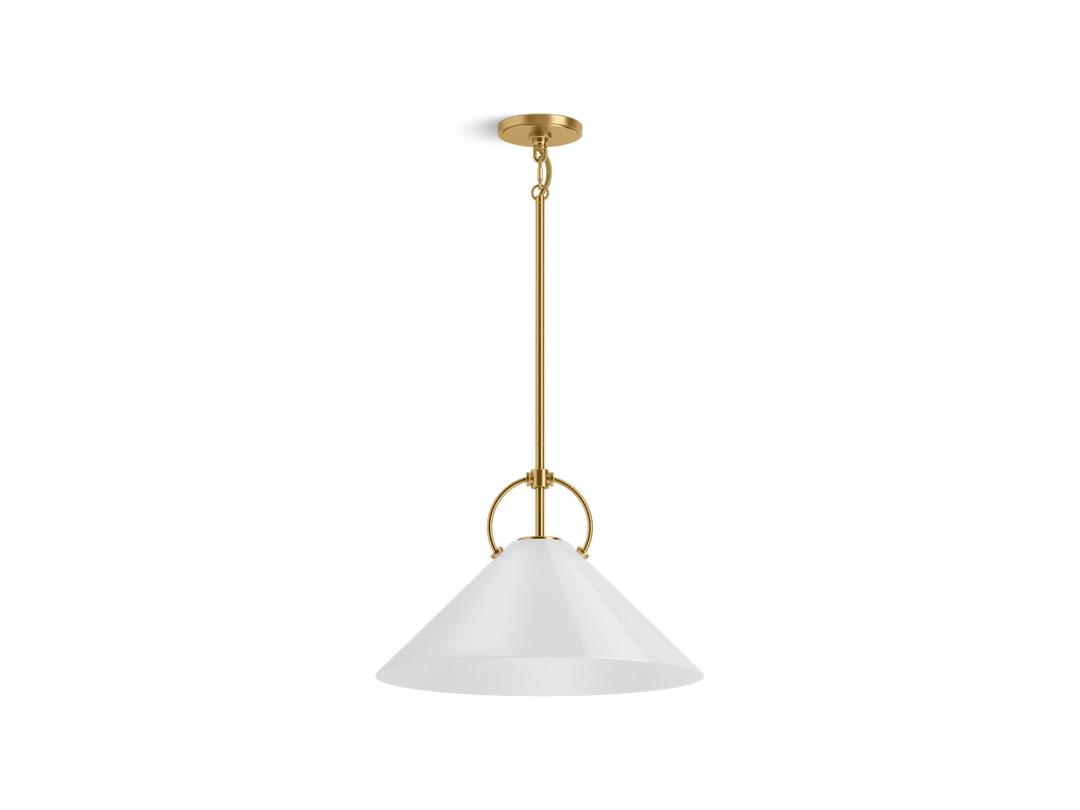 Kohler KernenE by Studio McGee 18'' pendant - Brushed Moderne Brass by Kohler