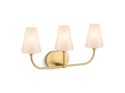 Kohler KernenE by Studio McGee Three-light sconce - Brushed Moderne Brass - image 2