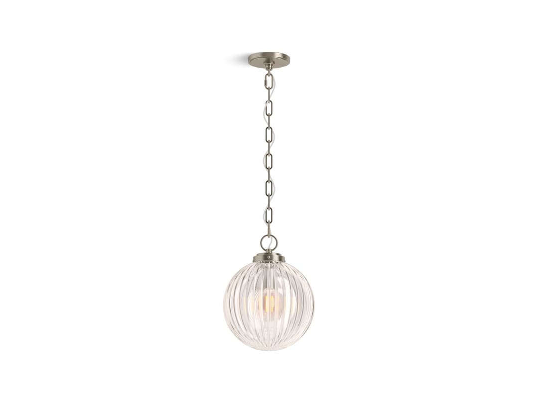 Kohler EmbraE by Studio McGee 10'' pendant - Brushed Nickel by Kohler